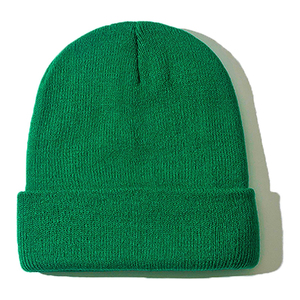 Gorro Unisex Azul, 100% Acrílico, Tejido, Color Sólido, Casual, de Invierno, para Adultos, 56-58CM, Gorro de Punto, ODM OEM - Product Image 5