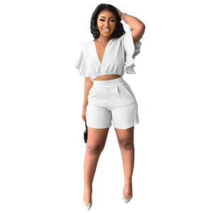 Conjunto Deportivo de 2 Piezas con Cremallera y Ribete Reflectante, Chaqueta Cortavientos Ligera y Holgada de Nailon Liso para Correr - Product Image 1