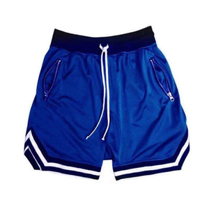 Pantalones Cortos de Baloncesto Unisex de Malla con Bolsillos con Cremallera, Cintura con Cordón, Ropa Deportiva Transpirable de Verano, Corte Regular para Adultos - Product Image 2