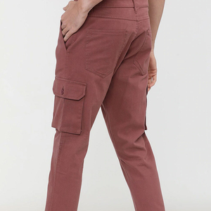 Pantalones Deportivos Cargo de Cintura Alta para Hombre con Logotipo Personalizado - Transpirables y de Secado Rápido, Pantalones para Hombre Lavados - Product Image 4