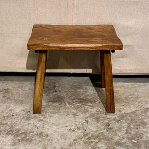 Minimalist Wooden <b>Stool</b> Handmade Modern Home Furniture Living Room Seat Solid Wood Design Style - Product Image 2