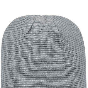 Gorro de Punto Gris Sólido Unisex, Gorro de Invierno Informal y Cálido para Esquí, Ajustable de 56-58 cm, Material de Jersey Acrílico - Product Image 5