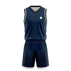 Ensemble d'uniformes de basketball athlétiques de qualité supérieure, comprenant un maillot et un short offrant flexibilité et confort durable - Product Image 1