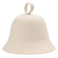 Chapeaux de banya russes moulés en une seule pièce, prix d'usine, personnalisés, en laine 100% naturelle de qualité supérieure, unisexe, pour sauna japonais, salle de vapeur, SPA