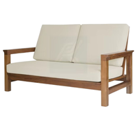 Muebles de sofá de sala Muebles indonesios Muebles de interior Listo para vender Sofás de Interior de madera de teca Precios óptimos