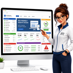การออกแบบเว็บไซต์ที่เป็นมิตรกับ SEO สำหรับธุรกิจ พร้อมโครงสร้างที่ชัดเจนและมองเห็นได้ชัดเจน รวมถึงการสร้างความโดดเด่นในตลาดอย่างยั่งยืน - Product Image 1