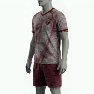 Ensemble de maillots de football personnalisés pour hommes de qualité supérieure, anti-humidité, séchage rapide, tenue d'équipe de football, vêtements de match haut de gamme, vente en gros - Product Image 2