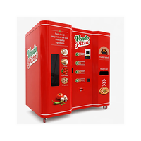 Équipement de distribution automatique de pizzas pour une préparation alimentaire automatisée et un service client rapide