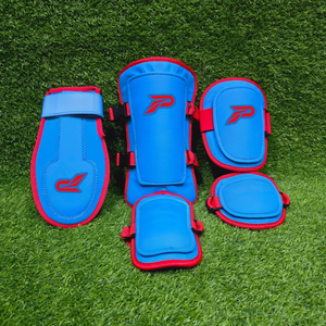 PROTIAN INDUSTRY Ensemble 3 pièces léger personnalisé pour batteur de baseball : Protège-coudes, protège-jambes et protège-mains de glisse – Matériaux PVC/ABS/Fibre de carbone - Product Image 1