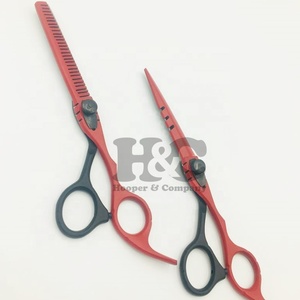 Juego de tijeras de salón profesional para peluquería Punta de hoja afilada con logotipo de embalaje personalizado para corte de cabello de adelgazamiento de peluquero - Product Image 2