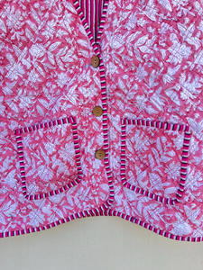 Chaqueta de Invierno Acolchada de Algodón Hecha a Mano, Estilo Kimono Indio, Larga, Transpirable, con Botones, Resistente al Viento, Ecológica para Otoño - Product Image 3