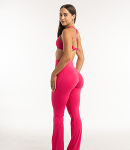 Women's High Waist Flare Yoga Pants V Cross Bootcut Active Leggings Spandex Dress Pants Elastic Waist - Product Image 2
