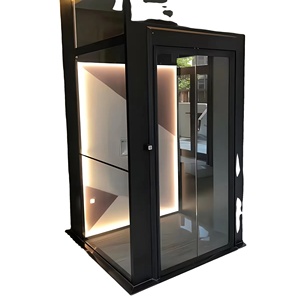 ट्रैक्शन ड्राइव गियरबॉक्स सुरक्षित यात्री लिफ्ट 400 किलोग्राम-600 किलोग्राम इलेक्ट्रिक होम लिफ्ट इनडोर/आउटडोर विला आवासीय 4-8 व्यक्ति - Product Image 5