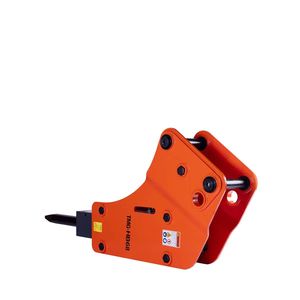 Ciseau à pointe de 2 3/4 po pour marteau hydraulique d'excavatrice/pelleteuse de 4 à 7 tonnes, énergie d'impact 838 J, état neuf, moteur TMG HB68 - Product Image 5
