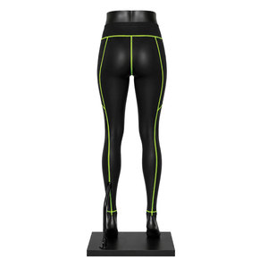 Women's <b>Black</b> Compression <b>Leggings</b> High Waist Gym Yoga Running Fitness Workout Activewear Custom Sportswear Wholesale Supplier - Product Image 2