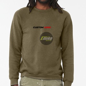 Sudadera de Cuello Redondo Color Verde Oliva para Hombre, Manga Larga, con Logotipo Personalizado, Estilo Casual, Corte Regular, Sudadera de Alta Calidad - Product Image 1