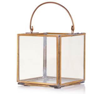 <b>Brass</b> Handle <b>Brass</b> Antique finish <b>lantern</b> glass and metal <b>lantern</b> new design ,candle holder , <b>Brass</b> Antique - Product Image 6
