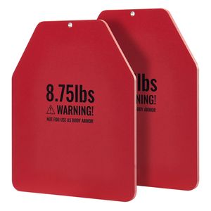Piastra Ponderata in Acciaio Premium da 8,75 LB, Sagomata Ergonomicamente, Stile Tattico, per Gilet Ponderato, per WOD e Peso Aggiuntivo per l'Allenamento - Product Image 1