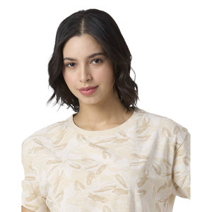 Solid Trader Premium Class Soft Breathable Stretch Fabric Casual Round Neck Loose Fit Summer Wear Elegant Women Tee <b>Shirt</b> - Product Image 5