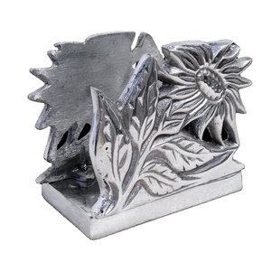Soporte para Servilletas de Aluminio Fundido con Diseño de Vieira, Resistente, Decoración de Mesa para Restaurantes de Mariscos, Accesorios de Servicio Marinos para Hoteles de Lujo - Product Image 5