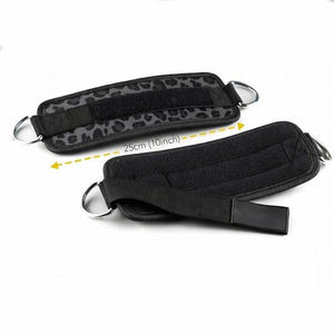 Correas de Tobillo Acolchadas Personalizadas para Gimnasio, de Alta Calidad, Color Negro, para Máquinas de Cable - Product Image 3