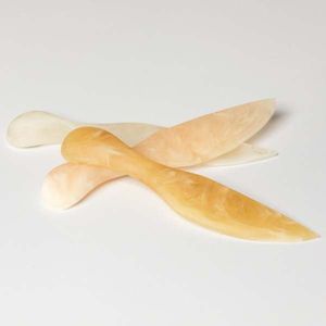 Juego de Cuchillos para Queso Dorados, 3 Piezas, Mango con Cuentas de Resina, Aptos para Lavavajillas, Herramienta Multifuncional y Elegante para Cortar Queso - Product Image 5