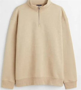 Sweat-shirt Homme Hiver Chaud à Demi-Zip Personnalisé à Prix Abordable / Sweat-shirt Homme Uni à Demi-Zip Décontracté le Plus Vendu - Product Image 1
