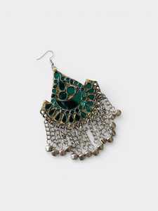 Special Afghan Women's Jewelry <b>Set</b> <b>Crystal</b> Rhinestone Trendy Dangling Ornaments Stainless Steel Craftsmanship for Party Islamic - Product Image 5