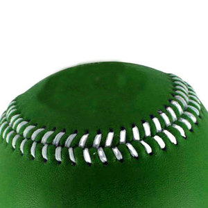 Green <b>Baseball</b> Training <b>Ball</b> Soft Stitched for Practice Use - Product Image 4
