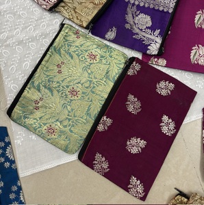 High Quality Silk Pouches Elegant Traditional Indian Ethnic Banarasi Handcrafted <b>Purse</b> for Women Available At Wholesale Price - Product Image 1