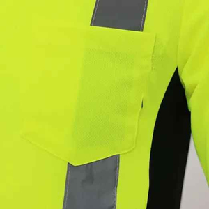 Camiseta de Seguridad de Alta Visibilidad con Franjas Reflectantes Amarillas, Manga Corta, Clase 2, Ropa de Trabajo, LED Intermitente, Producción Harry Johnson - Product Image 2
