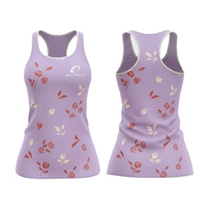 Camisetas de Verano Ostriya International para Mujer, Corte Regular, Estilo Casual, Sin Mangas, Spandex/Poliéster, Transpirables, Diseño Liso - Product Image 1