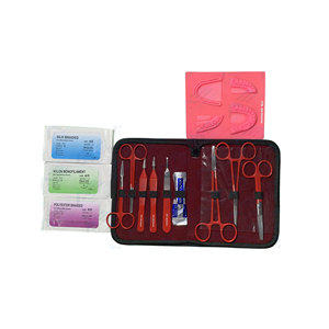 <b>Suture</b> Training <b>Kit</b> with Forceps Reusable Anatomy Biology Medical Students for Nursing <b>Sutur</b> <b>Kit</b> Medic Instruments - Product Image 1