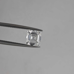 Diamant de laboratoire taille Asscher carrée, couleur E, clarté VS2, pour la fabrication de bijoux, diamant en vrac certifié IGI, fabricant d'émeraudes - Product Image 2