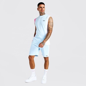 Conjunto de Camiseta y Pantalones Cortos de Verano para Hombre, Estilo Artístico, de Alta Calidad, 100% Algodón, Secado Rápido, Transpirable, Nueva Llegada - Product Image 3