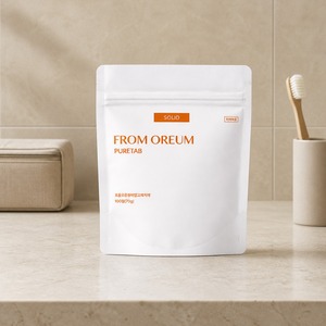 [FROM OREUM] Comprimés de dentifrice à la mandarine, pochette de toilette portable, dentifrice aromatisé à la mandarine de Jeju, soins bucco-dentaires - Product Image 2