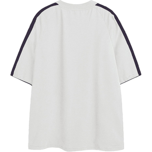 New Design Men Sporty Orange Color block T-shirt with White & Black Accents Casual Activewear Comfortable & Trendy Soccer Shirt - Product Image 6