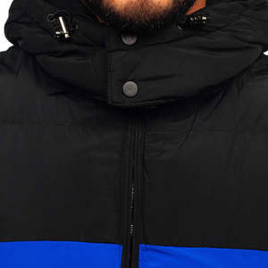 Chalecos cálidos con cuello alto, gruesos, cortavientos, para hombre, tipo burbuja, sin mangas, ajustados, de forro polar, acolchados. - Product Image 6