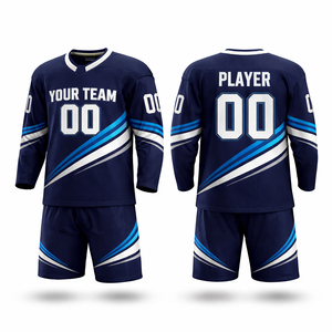 Vêtements de sport tendance, ensembles imprimés par sublimation / Logo personnalisé de haute qualité, couleurs personnalisées, respirant, séchage rapide, 100% - Product Image 2