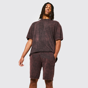 High Quality Men's 2-Piece Winter Fashion Set Custom Fabric Short Sleeve Hooded <b>T</b>-<b>Shirts</b> Quick Dry Plaid Casual Solid Color - Product Image 5