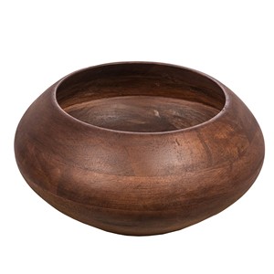Tazón de Madera de Nogal Negro Hecho a Mano al por Mayor |   Diseño Moderno |   Moradabad - Product Image 1