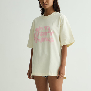 Camisetas de Mujer Estampadas de Alta Calidad, Camisetas Casuales de Mujer en Tela de Algodón Cómoda, Camisetas con Estampado de Alta Calidad - Product Image 1