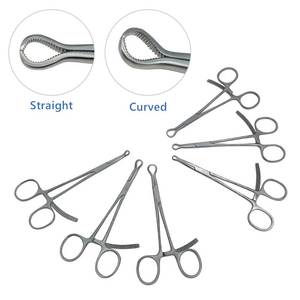 Pinzas para Sujetar Huesos con Dientes de Alta Calidad, Mini Pinza Cardíaca, Instrumentos Quirúrgicos de Acero Inoxidable, de DENTRIC IMPLANTS - Product Image 1