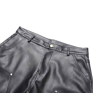 Pantalones Cortos de Cuero para Hombre de Primera Calidad, 100% Cuero, Ropa de Invierno, Nuevo Diseño, Última Moda - Product Image 6