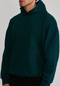 High Quality <b>Men's</b> Custom Logo <b>Oversized</b> No Strings <b>Fleece</b> <b>Hoodie</b> Heavyweight Pullover Cotton Hoodies for <b>Men</b> - Product Image 2