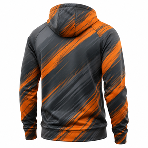 Sweat-shirt à capuche personnalisé pour équipe, sublimation, polyester léger, avec graphismes personnalisés - Product Image 5
