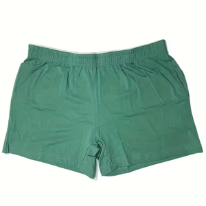 Shorts de sport pour homme en jersey de haute qualité, coupe ample, respirants, couleur unie, taille haute avec cordon de serrage, écologiques - Product Image 5