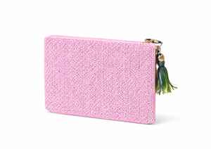 Bolso de Mano de Lujo Hecho a Mano con Cuentas de Cítricos para Mujer, Diseño de Frutas Naranja y Limón, Correa de Cadena de Alta Calidad, Ranuras para Monedas y Tarjetas - Product Image 3