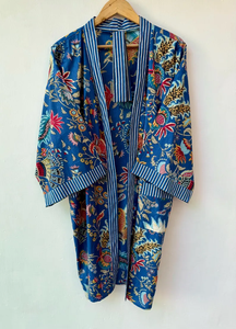 Bata Kimono con Estampado de Dibujos Animados para Mujer, de Algodón Suave, Ropa de Estar por Casa de Verano, Hecha a Mano, Estilo Kimono ODM - Product Image 3