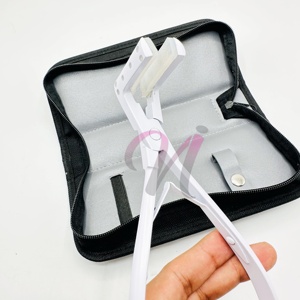 Kit de Herramientas Profesionales para Extensiones de Cabello con Cinta Adhesiva Blanca Mate, Herramientas de Estilismo Capilar, Pinzas Selladoras para Extensiones de Cabello - Product Image 5